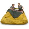 Kelty Tru.Comfort Doublewide 20 Degree Sleeping Bag – Two Person Synthetic Camping Sleeping Bag for Couples & Family Camping(Olive Oil)