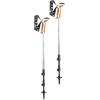 LEKI Jannu Aluminum Adjustable Lightweight Walking Poles for Trekking & Hiking(White-Green-Silver)