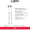 LEKI Jannu Aluminum Adjustable Lightweight Walking Poles for Trekking & Hiking(White-Green-Silver)