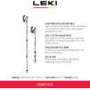 LEKI Legacy Lite Trekking Poles – Aluminum Collapsible Lightweight Walking Poles for Hiking(Orange-Blue-Anthracite)