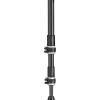 LEKI Legend Black Carbon Adjustable Lightweight Walking Pole (Single) for Trekking & Hiking(Black-Anthracite-Copper)