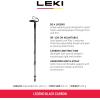LEKI Legend Black Carbon Adjustable Lightweight Walking Pole (Single) for Trekking & Hiking(Black-Anthracite-Copper)