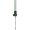 LEKI Spin Shark SL Aluminum Adjustable Lightweight Trekking Poles for Hiking & Nordic Walking(White-Green-Anthracite)