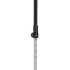 LEKI Traveller Alu Aluminum Adjustable Lightweight Trekking Poles for Hiking & Nordic Walking(Anthracite-Gray-Red)