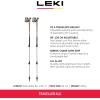 LEKI Traveller Alu Aluminum Adjustable Lightweight Trekking Poles for Hiking & Nordic Walking(Anthracite-Gray-Red)