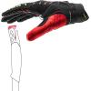 LEKI Ultra Trail Breeze Shark Lightweight Water-Resistant Touchscreen Running Gloves(Black-Red-Yellow)