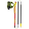 LEKI Ultratrail FX.One Superlite Trekking Poles – Carbon Foldable Ultralight Poles for Hiking & Trail Running(Red-Yellow-Carbon)