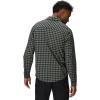 Men’s Astroman Long Sleeve Sun Shirt(Gold Nebula Plaid)