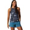 Mountain Hardwear Women’s Crater Lake Tank(Blue Slate Crag Camo Print)