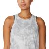 Mountain Hardwear Women’s Crater Lake Tank(Grey Ice Spore Dye Print)