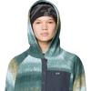 Mountain Hardwear Women’s Microchill Snap Neck Pullover(Blue Sage Gradient Stripe)