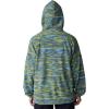 Mountain Hardwear Women’s Microchill Snap Neck Pullover(Nitric Blue Stria Print)
