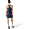 Mountain Hardwear Womens Mountain Stretch Dress(Blue Slate Spore Dye Print)
