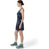 Mountain Hardwear Womens Mountain Stretch Dress(Blue Slate Spore Dye Print)