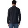Mountain Hardwear mens Microchill 1/4 Zip Pullover(Black 1)