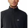 Mountain Hardwear mens Microchill 1/4 Zip Pullover(Black 1)