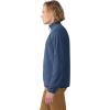 Mountain Hardwear mens Microchill 1/4 Zip Pullover(Hardwear Navy Heather)