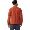 Mountain Hardwear mens Microchill 1/4 Zip Pullover(Iron Oxide Heather)