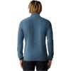 Mountain Hardwear mens Microchill 1/4 Zip Pullover(Montauk Blue Heather)