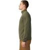 Mountain Hardwear mens Microchill 1/4 Zip Pullover(Surplus Green Heather)