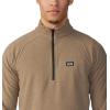 Mountain Hardwear mens Microchill 1/4 Zip Pullover(Trail Dust Heather)