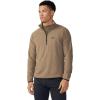 Mountain Hardwear mens Microchill 1/4 Zip Pullover(Trail Dust Heather)