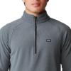 Mountain Hardwear mens Microchill 1/4 Zip Pullover(Volcanic Heather)