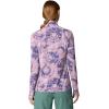 Mountain Hardwear womens Crater Lake 1/2 Zip(Wisteria Spore Dye Print)