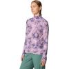 Mountain Hardwear womens Crater Lake 1/2 Zip(Wisteria Spore Dye Print)