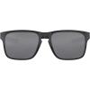 Oakley Men’s Oo9384 Holbrook Mix Rectangular Sunglasses(Polished Black/Prizm Black Polarized)