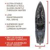 Old Town Sportsman PDL 120 Solo Angler Sit-on-Top Pedal Fishing Kayak, 12ft(Steel Camo)