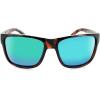 Optic Nerve womens Kingfish(Shiny Dark Demi Frame With Smoke/Green Mirror Lens)