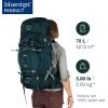 Osprey Ariel Plus 70 Women’s Backpacking Backpack(Night Jungle Blue)