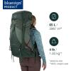 Osprey Aura AG LT 65L Women’s Backpacking Backpack, Black, WXS/S(Darjeeling Spring Green)