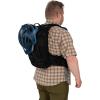 Osprey Raptor 14L Men’s Biking Backpack with Hydraulics Reservoir, Black/Tungsten, Extended Fit