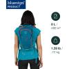 Osprey Salida 8L Women’s Biking Backpack with Hydraulics Reservoir, Claret Red(Waterfront Blue)