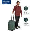 Osprey Sojourn 28″/80L Wheeled Travel Backpack with Harness, Black(Koseret Green)