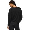 Prana Womens Cozy Up Long Sleeve Crew Black Small