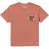 RVCA Men’s Balance Box Short Sleeve Tee(After Hours | Dusty Red)