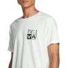 RVCA Men’s Balance Box Short Sleeve Tee(Antique White)