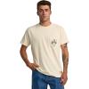 RVCA Men’s Balance Box Short Sleeve Tee(Invisible Man Pocket | Silver Bleach)
