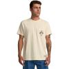 RVCA Men’s Balance Box Short Sleeve Tee(Invisible Man Pocket | Silver Bleach)