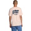 RVCA Men’s Balance Box Short Sleeve Tee(Peach)