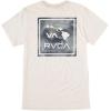 RVCA Men’s Balance Box Short Sleeve Tee(Va Atw Palm | Antique White)