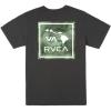 RVCA Men’s Balance Box Short Sleeve Tee(Va Atw Palm | Pirate Black)