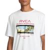 RVCA Men’s Balance Box Short Sleeve Tee(White)