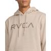 RVCA Men’s Big Label Hoodie(Big Rvca | Light Khaki)