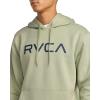 RVCA Men’s Big Label Hoodie(Big Rvca | Light Olive)