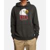 RVCA Men’s Big Label Hoodie(Bird of Prey/Black)