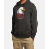 RVCA Men’s Big Label Hoodie(Bird of Prey/Black)
